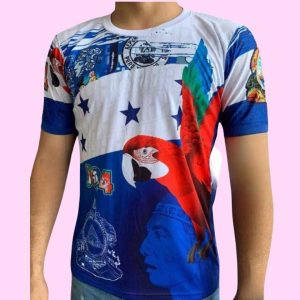 Playera con grabado "Honduras"