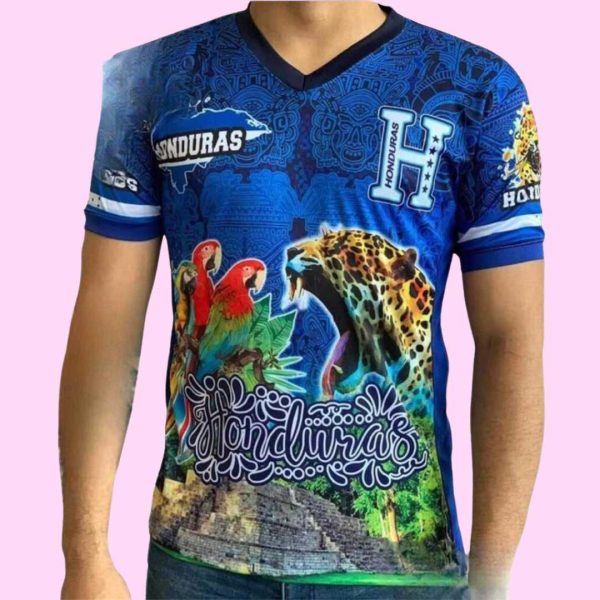 Playera con grabado "Honduras" - Image 5