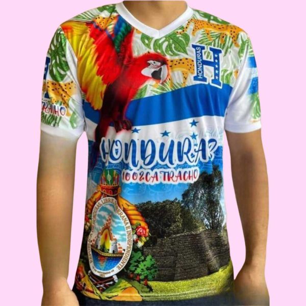 Playera con grabado "Honduras" - Image 6