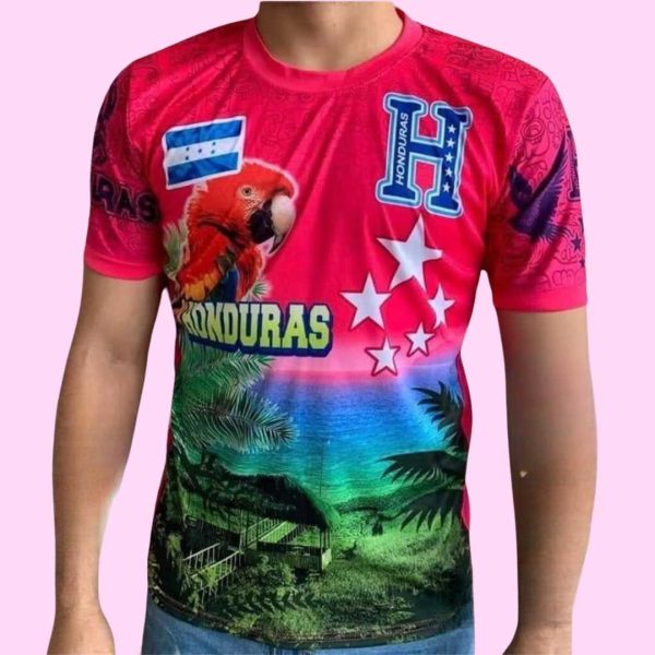 Playera con grabado "Honduras" - Image 9
