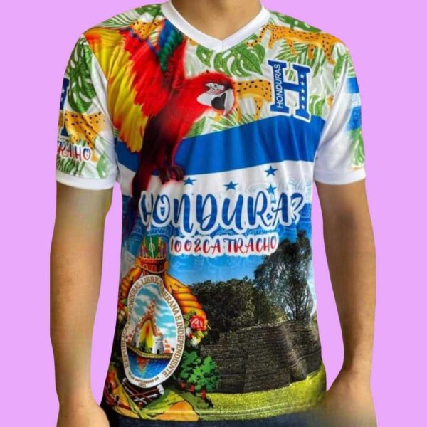 Playera con grabado "Honduras" - Image 16